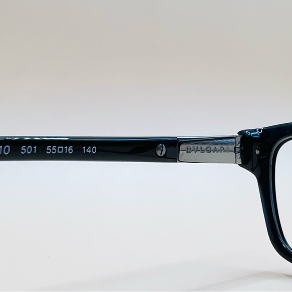 BVLGARI BV 3010 501 55mm Blk/Silver Eyeglasses Frames-Refurbished- Made In Italy - Picture 12 of 16